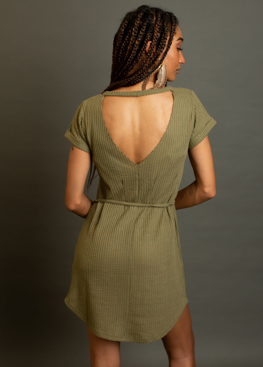 Caitlyn Dress in Olive