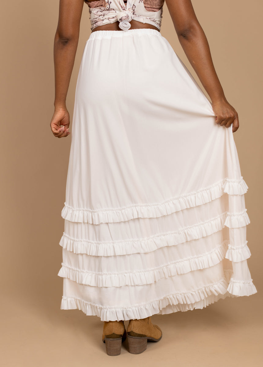 Eadie Skirt in Cream