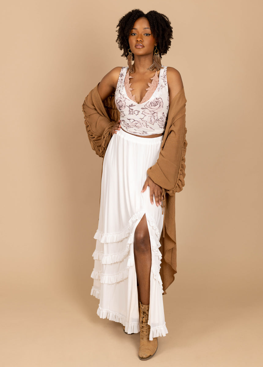 Eadie Skirt in Cream