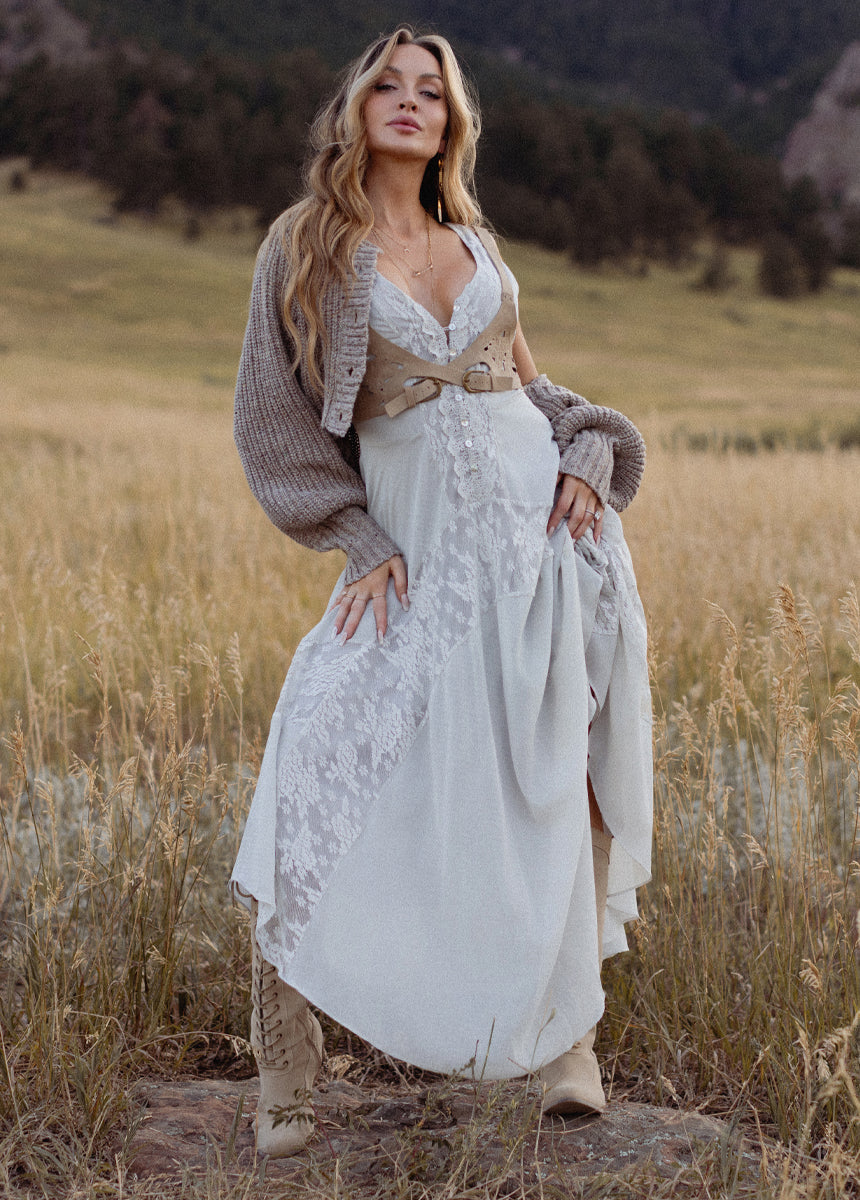 Eirini Dress in Ice Blue