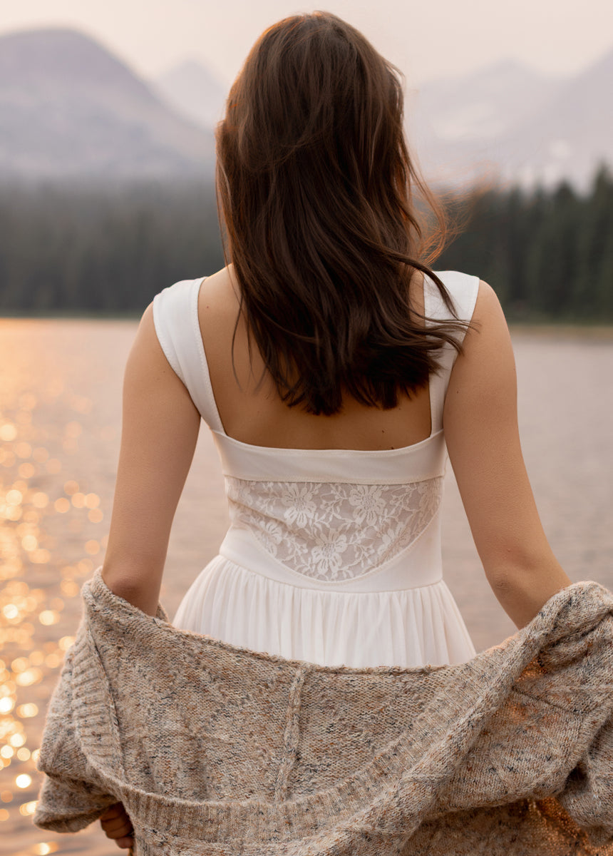 Elinda Dress in Cream