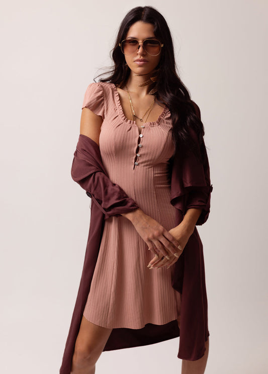 Emigene Dress in Rose