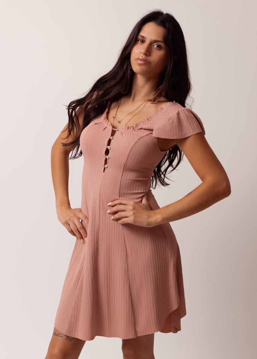 Emigene Dress in Rose