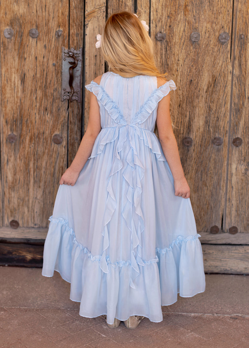 Emmy Dress in Ice Blue
