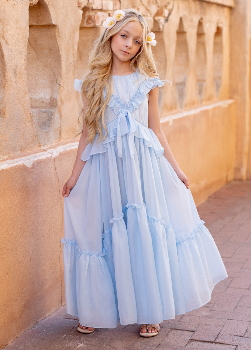Emmy Dress in Ice Blue