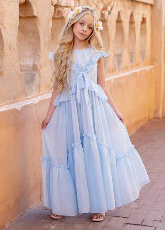 Emmy Dress in Ice Blue