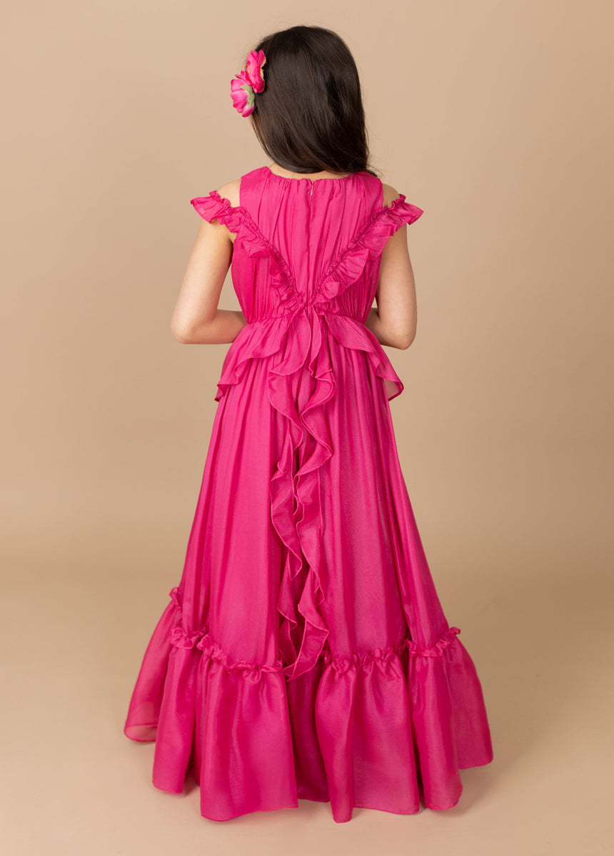 Emmy Dress in Fuchsia