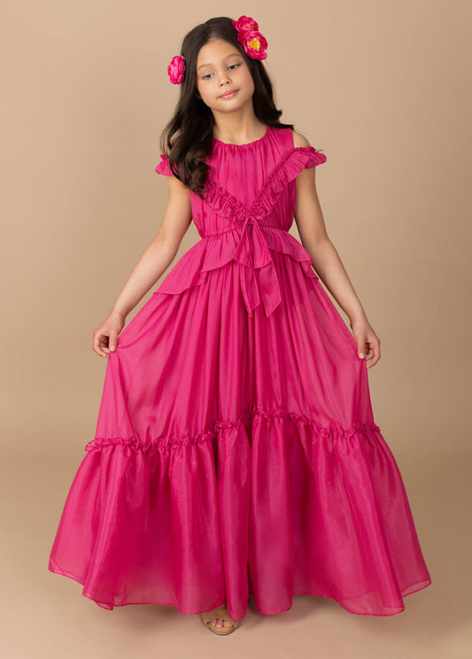 Emmy Dress in Fuchsia