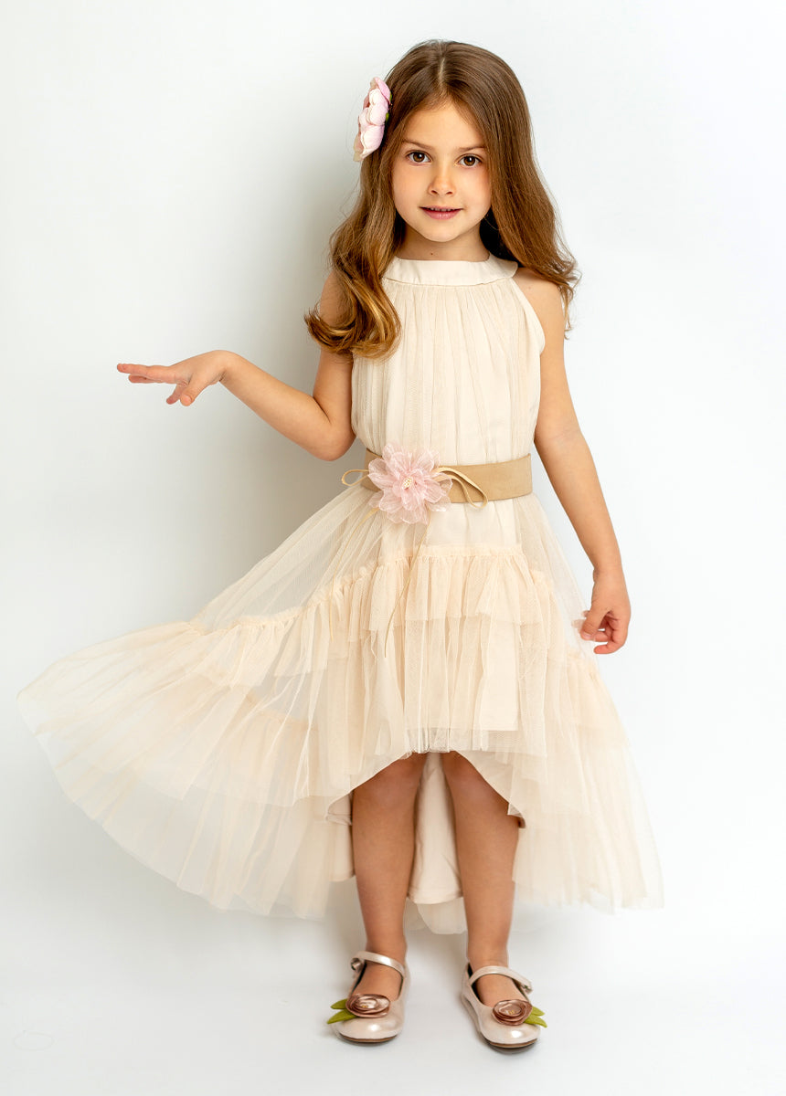 Calliana Belt in Shell/Tan