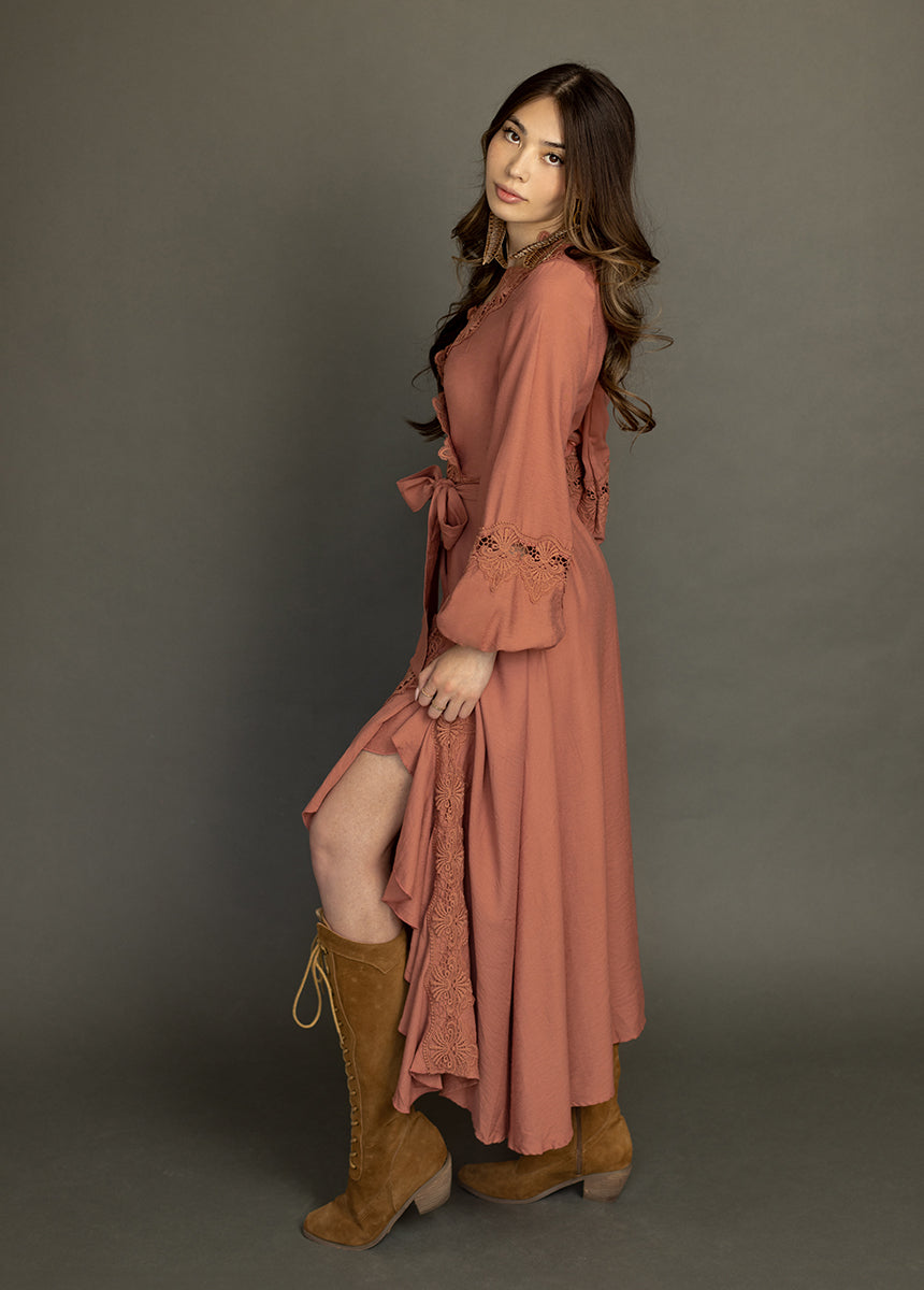 Felicite Dress in Roseclay