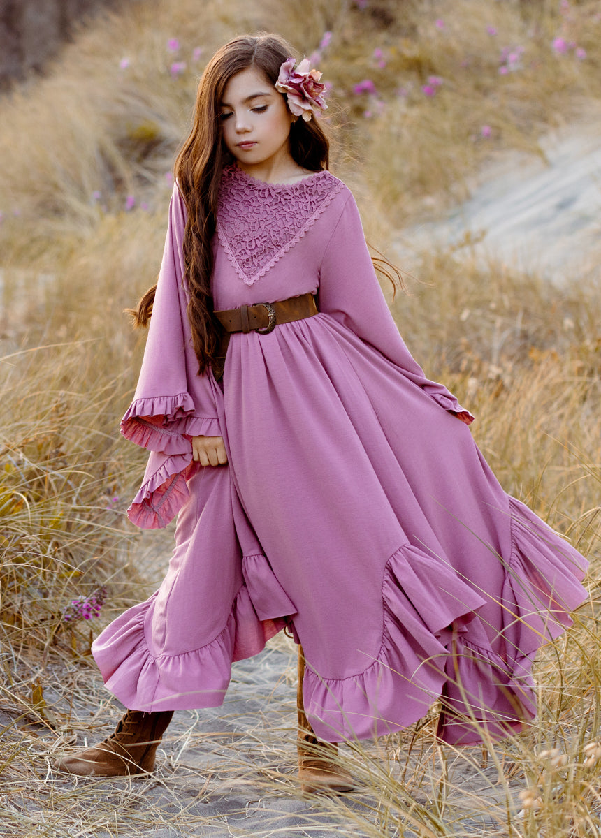 Fernanda Dress in Ashe Rose