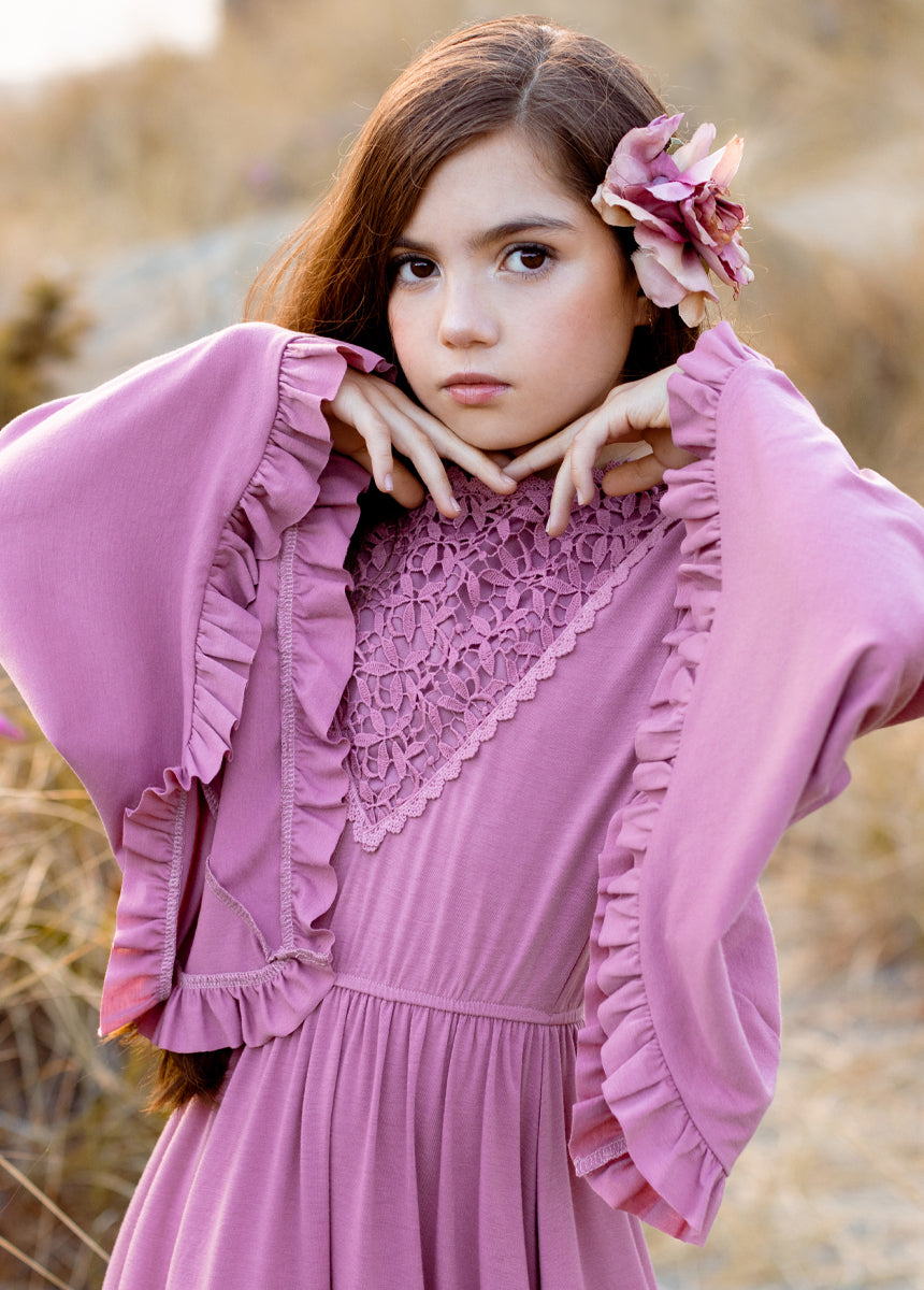 Fernanda Dress in Ashe Rose