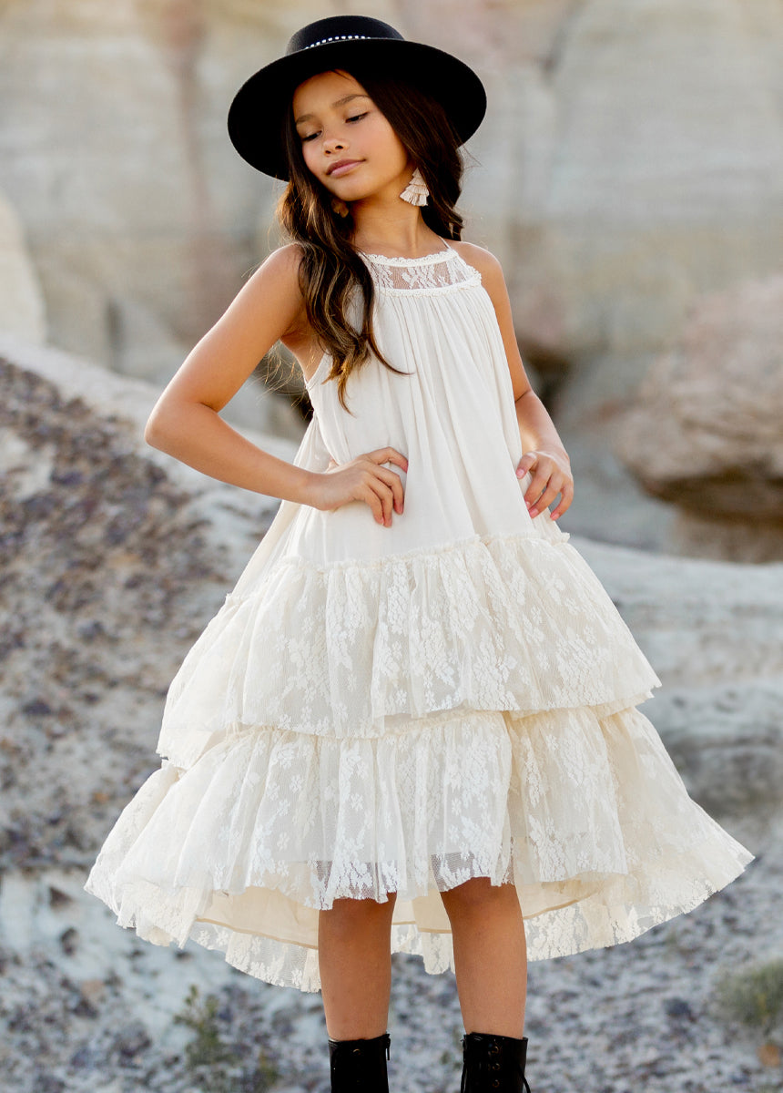Catrina Dress in Cloud
