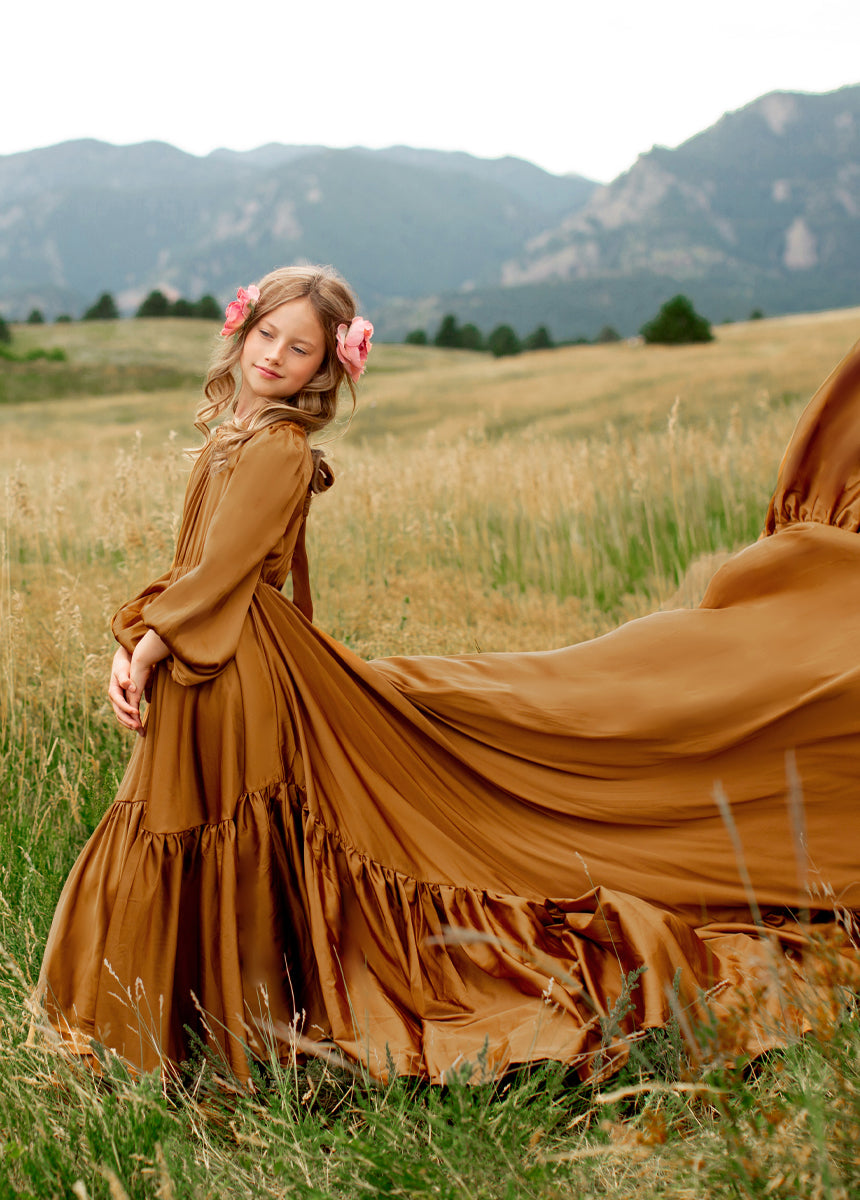 Leana Impact Dress in Dark Honey