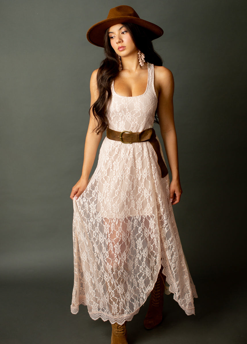 Camila Dress in Shell