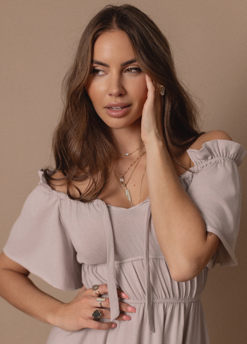 Fran Dress in Dove