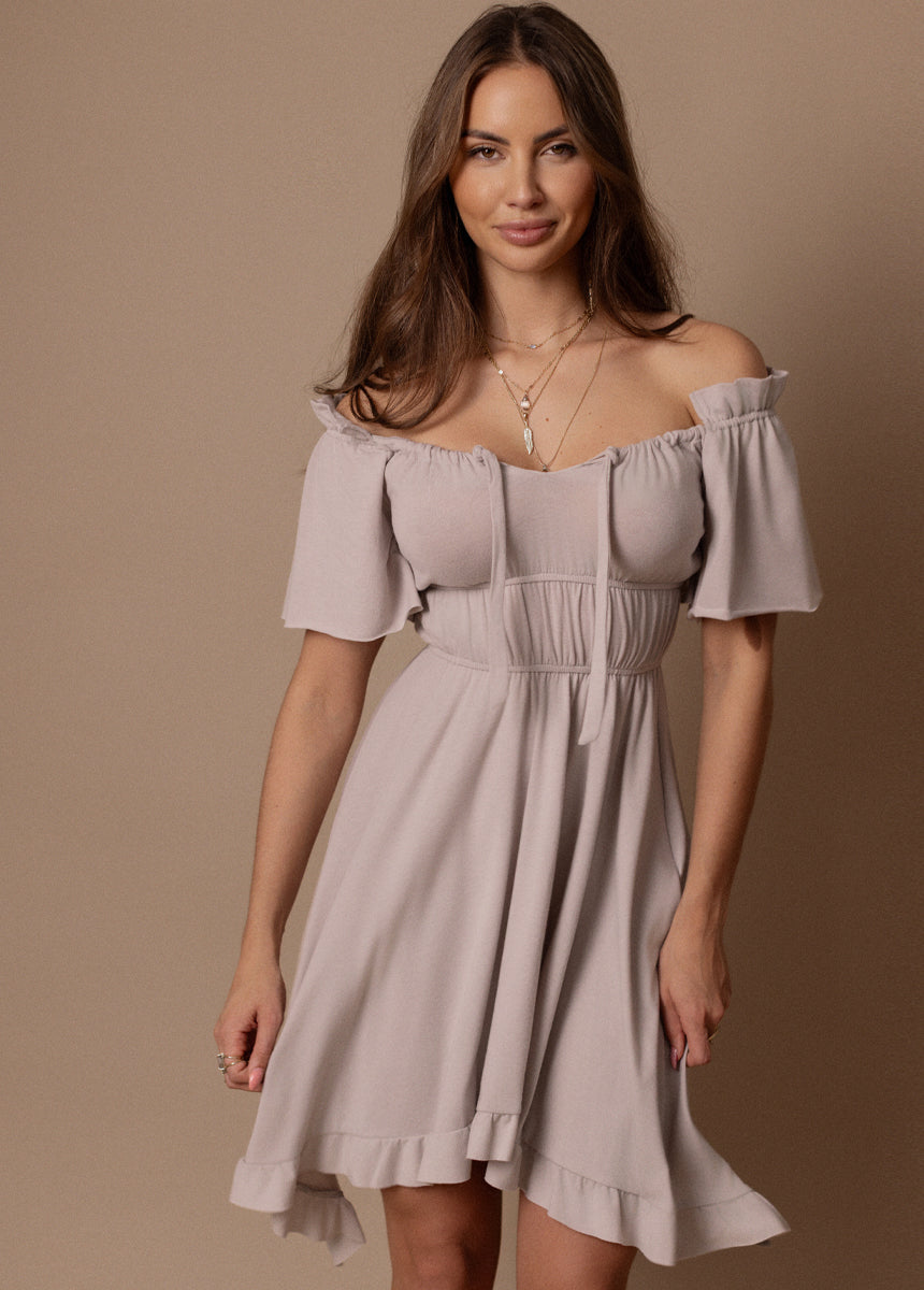 Fran Dress in Dove