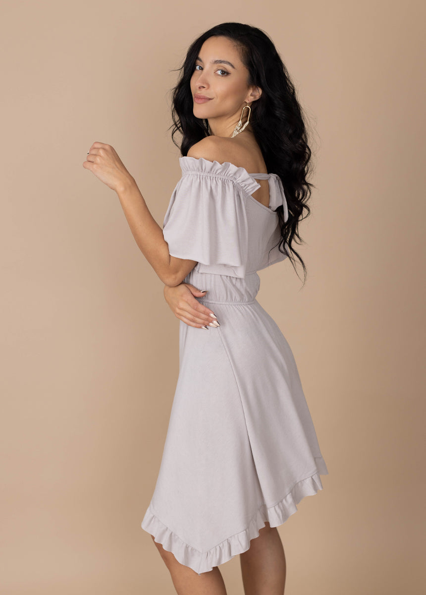 Fran Dress in Dove