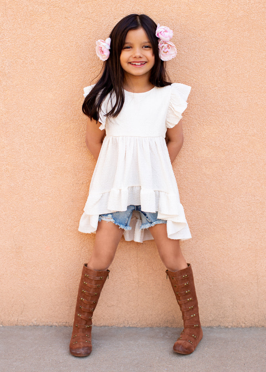 Freya Leather Boot in Chestnut