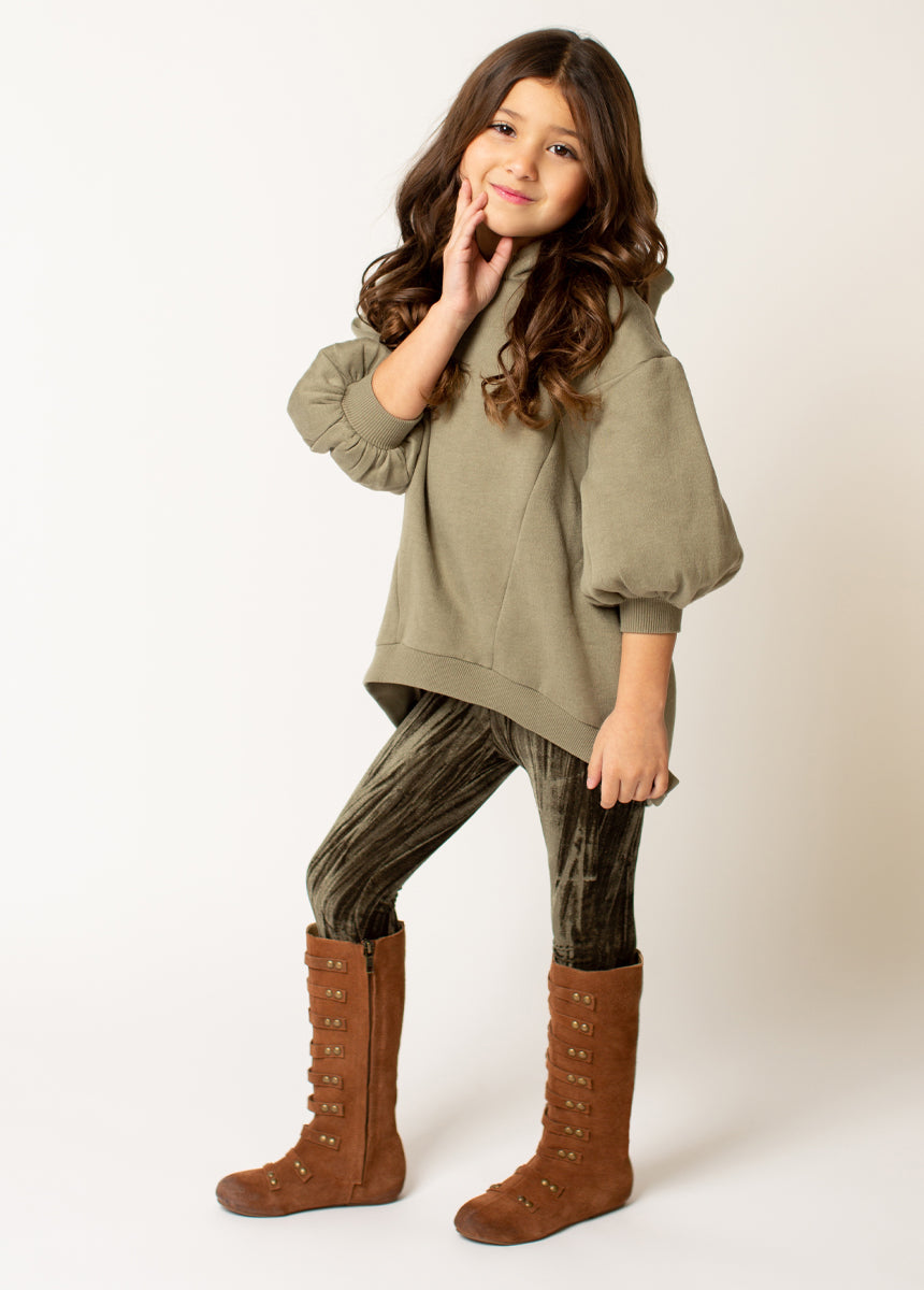 Freya Leather Boot in Chestnut