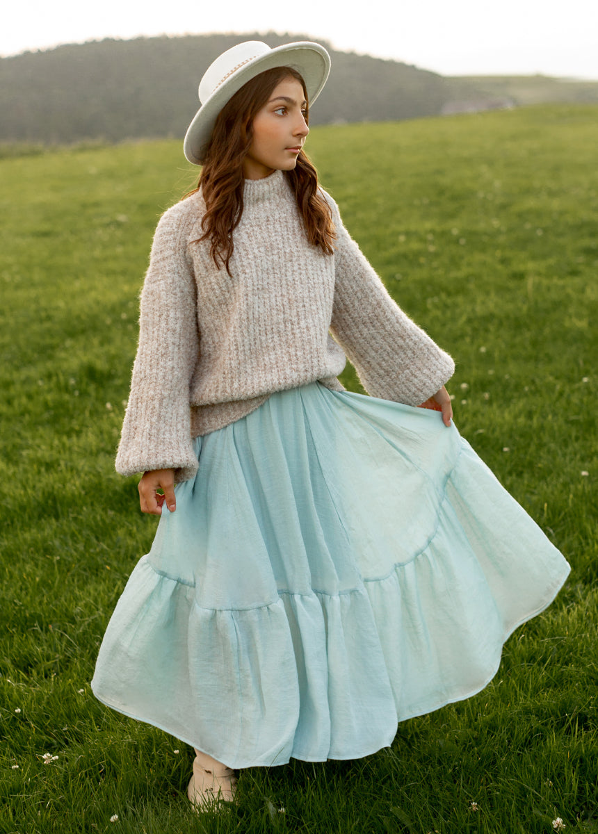 Annabel Skirt in Blue Smoke