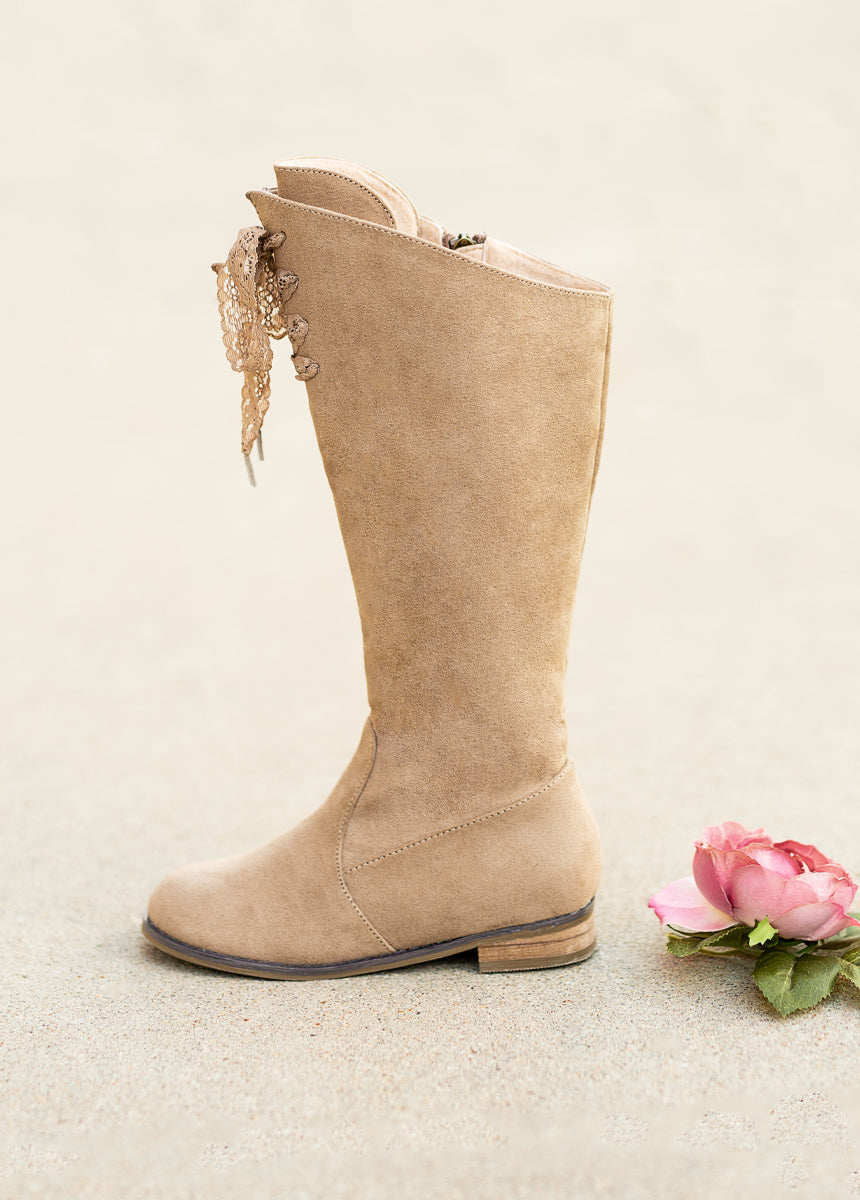 Lacey Boot in Dark Sand