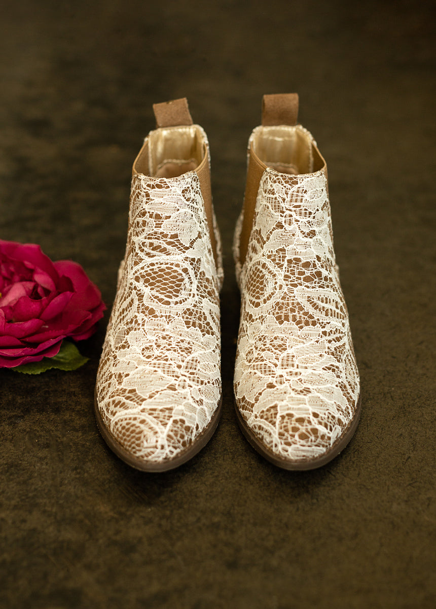 Chelsey Boot in Lace