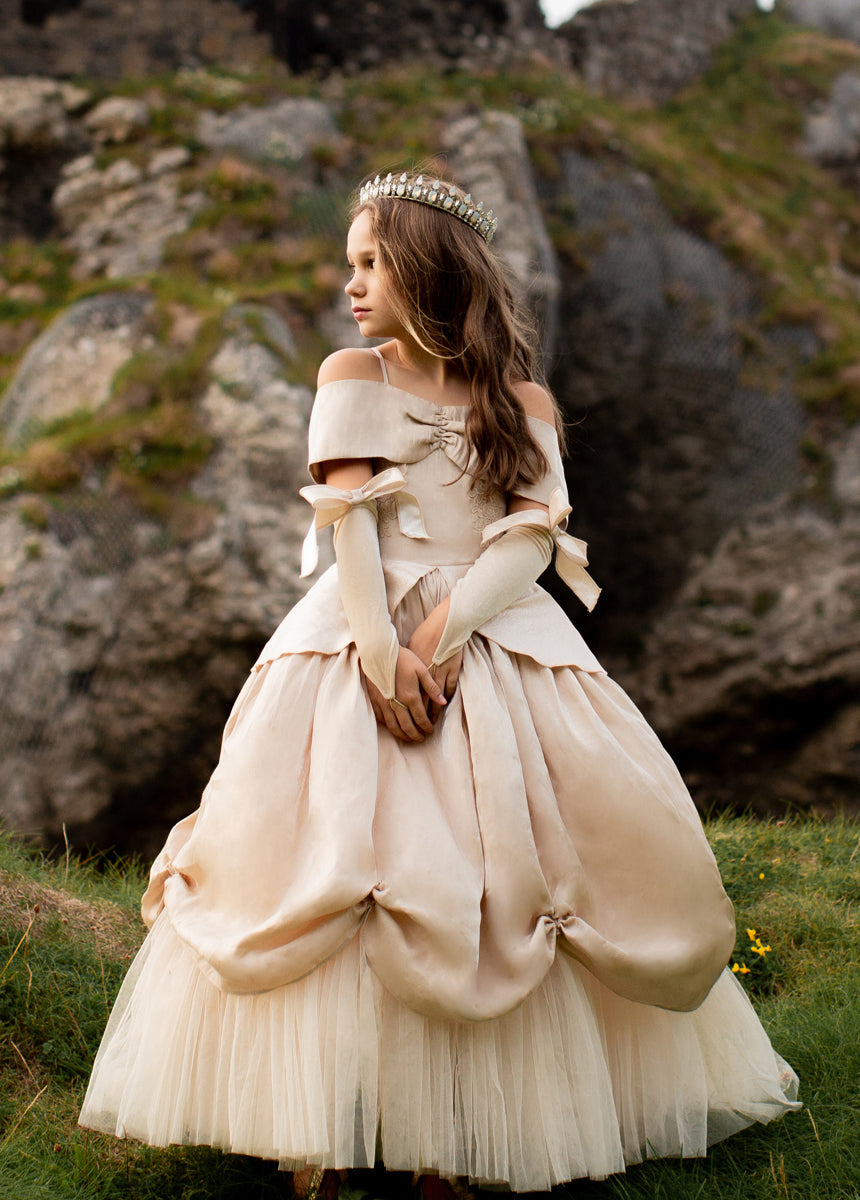 Princess Costume Set in Light Gold