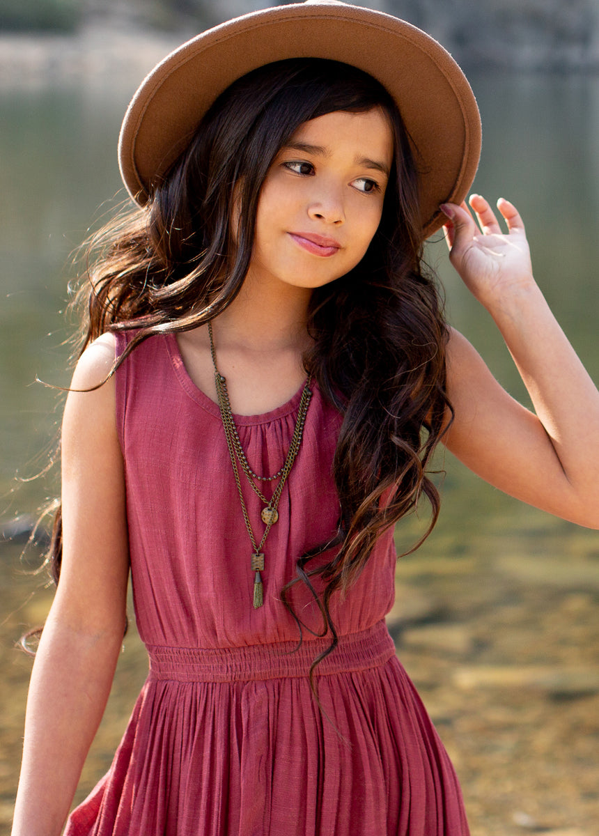 Gemma Dress in Mesa Rose