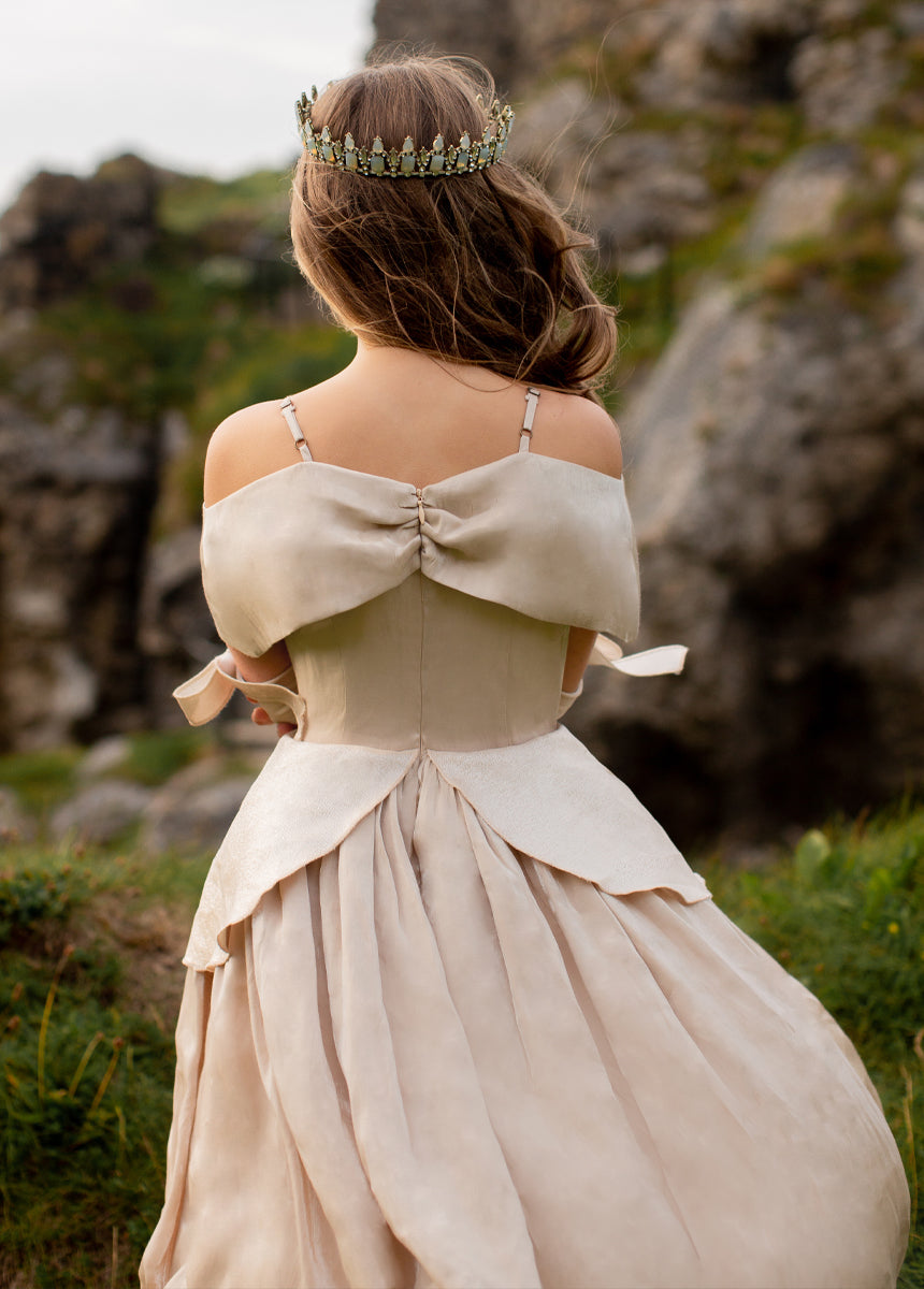 Princess Costume Set in Light Gold