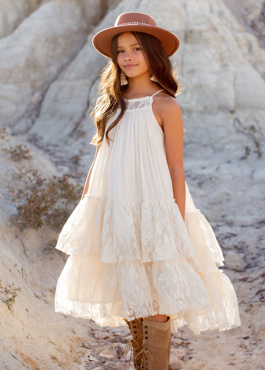 Catrina Dress in Cloud