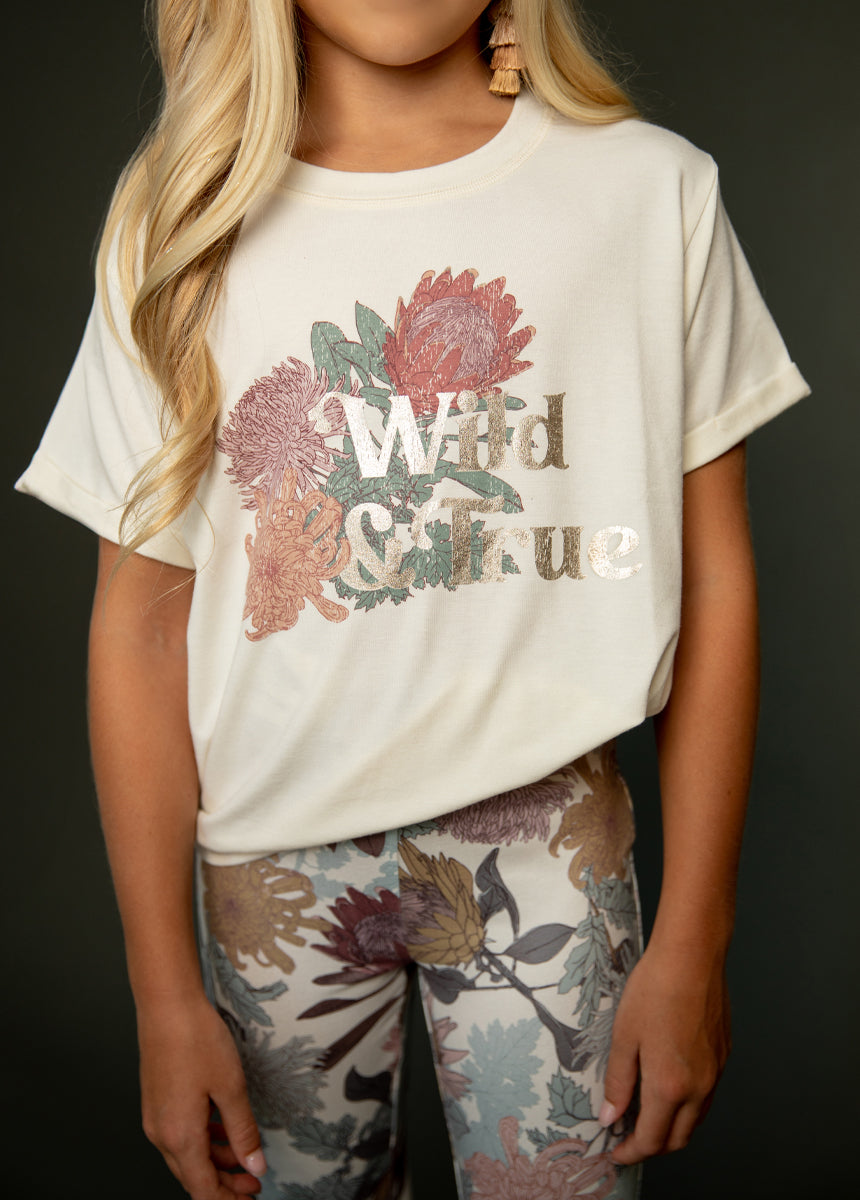 Wild & True Tee in Cream