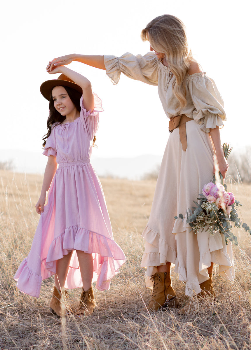 Gwenola Dress in Lilac