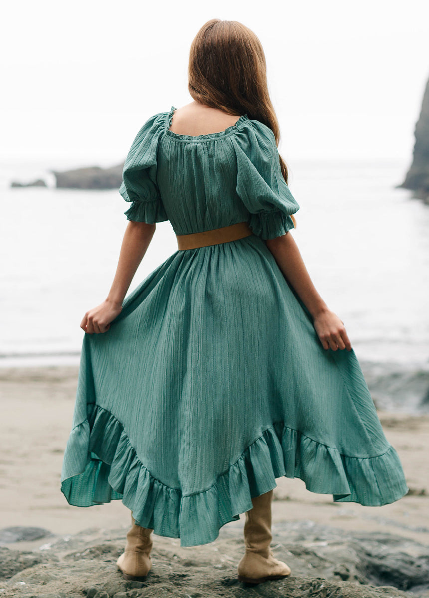 Gwenola Dress in Ocean Green