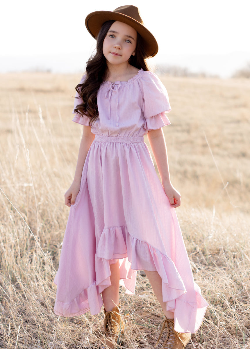 Gwenola Dress in Lilac