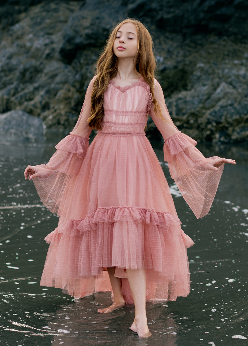 Halsey Impact Dress in Desert Shell