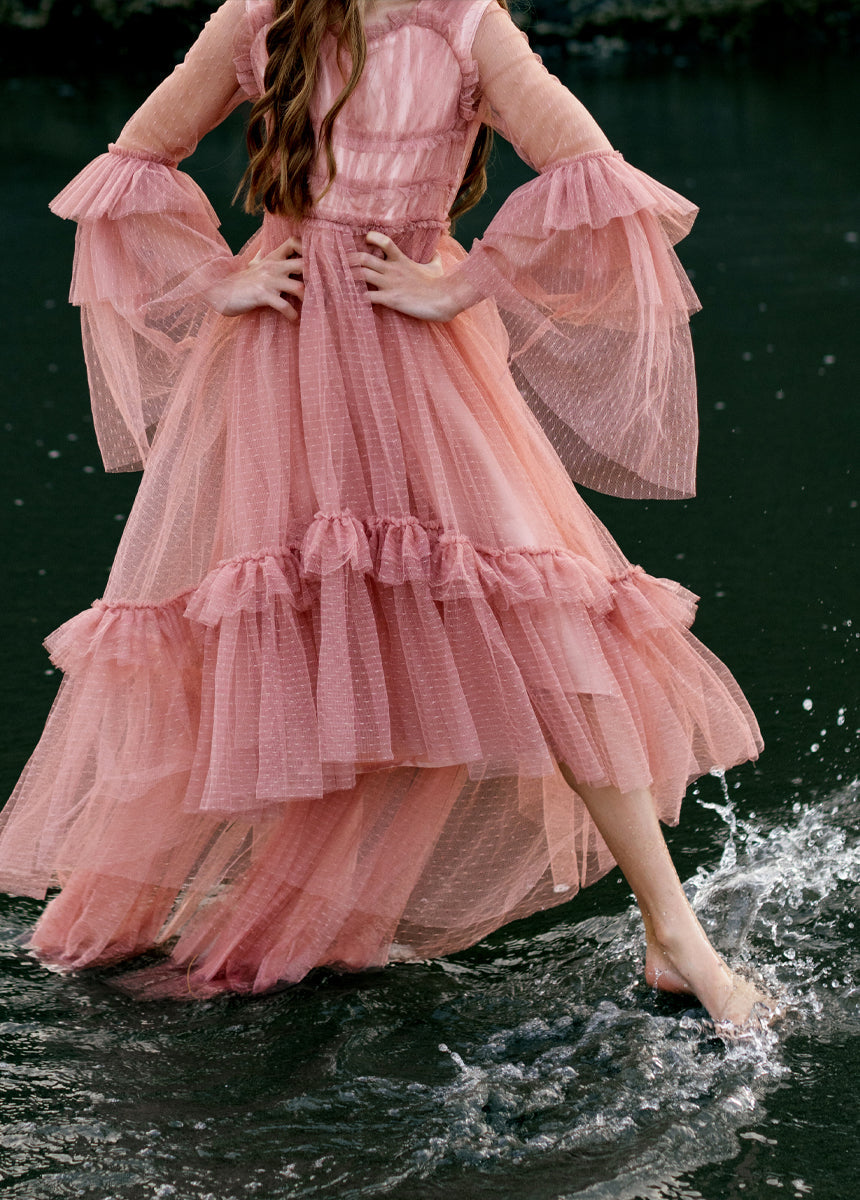 Halsey Impact Dress in Desert Shell