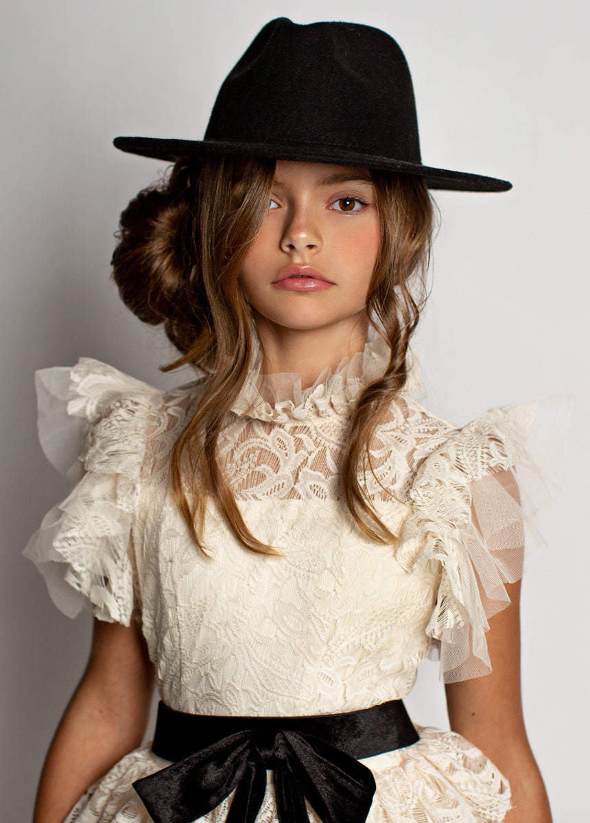 Anouk Petticoat Dress in Vintage Ivory