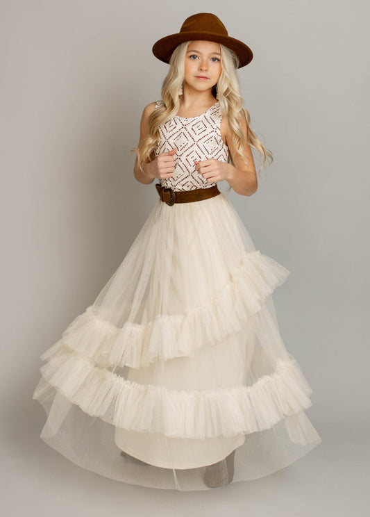 Havana Skirt in Cream