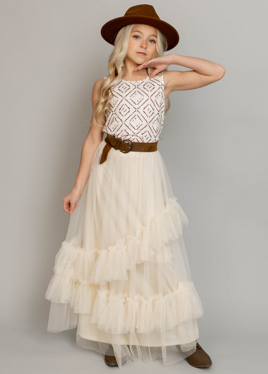 Havana Skirt in Cream