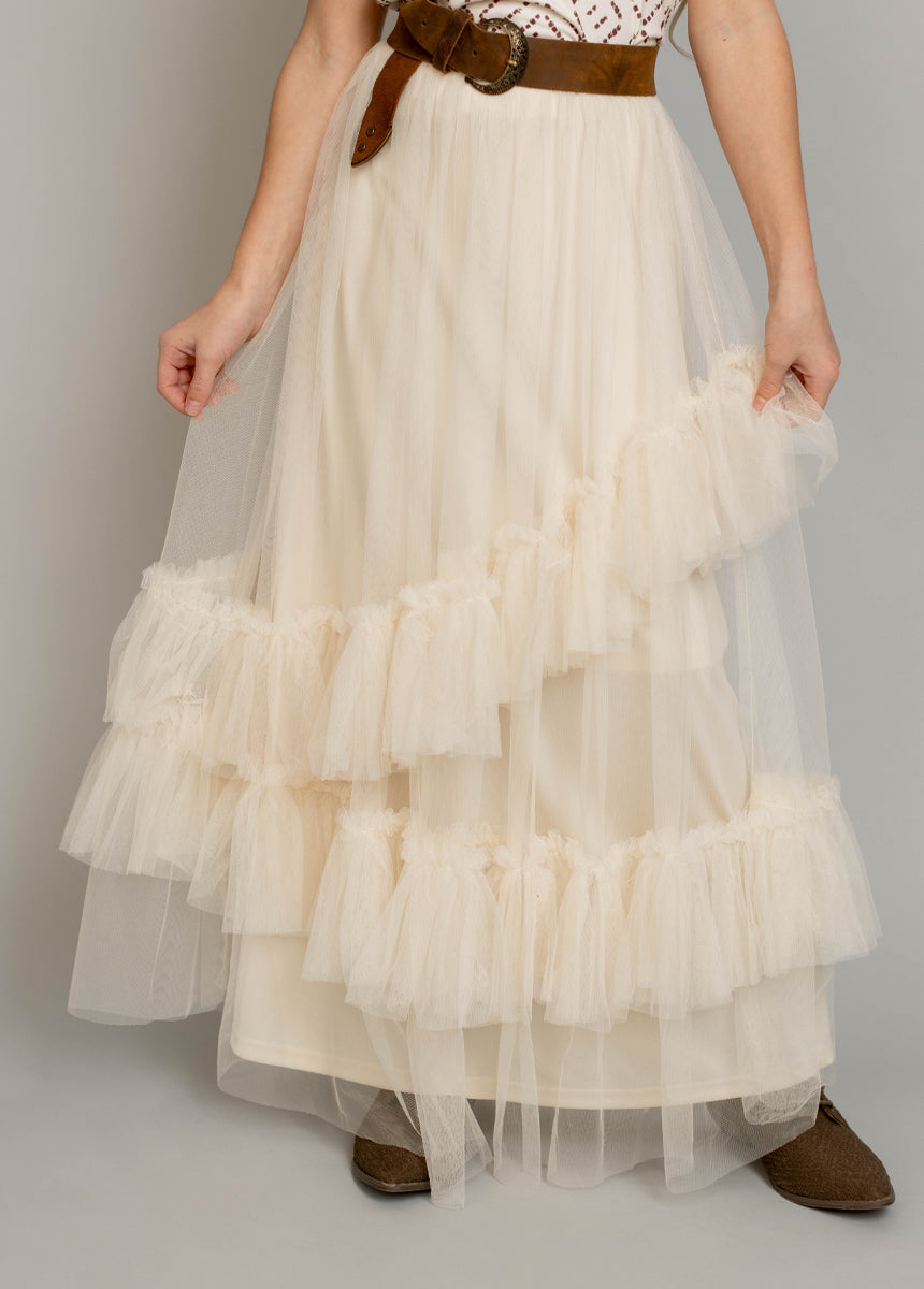 Havana Skirt in Cream