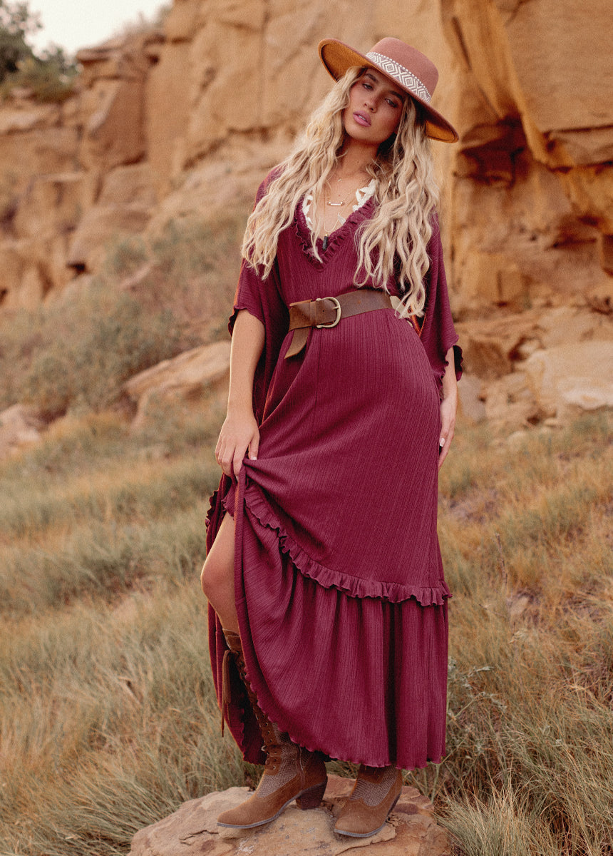 Honey Dress in Rosewood