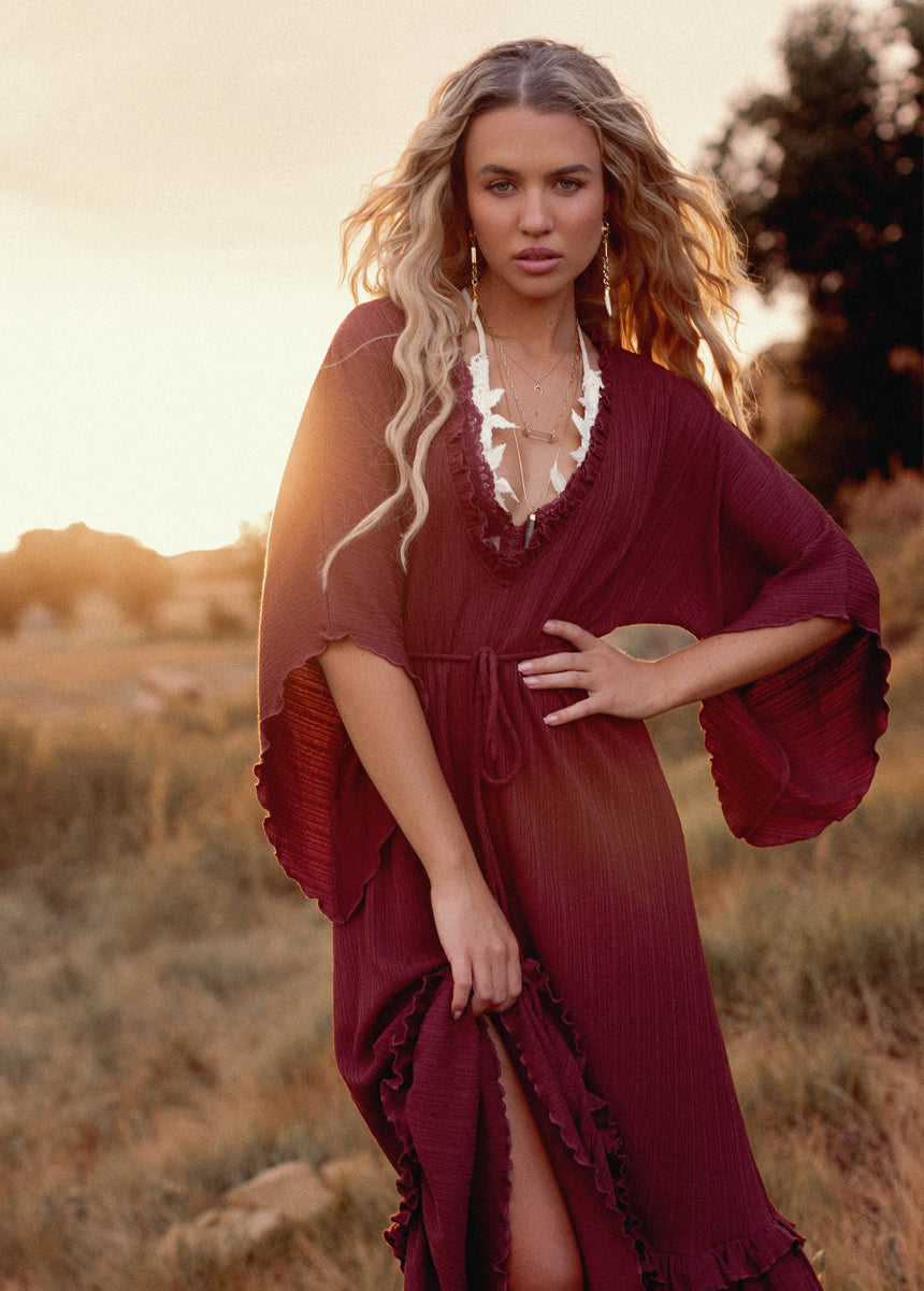 Honey Dress in Rosewood