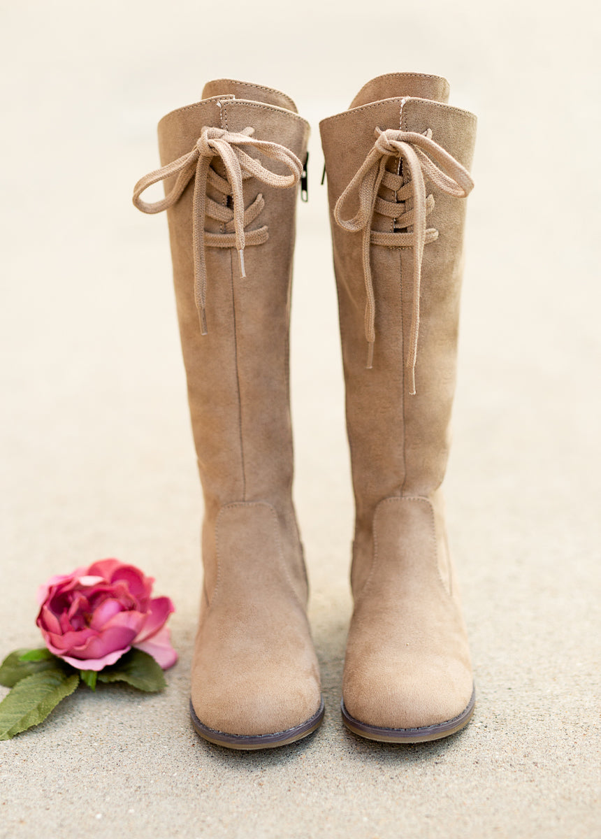 Lacey Boot in Dark Sand