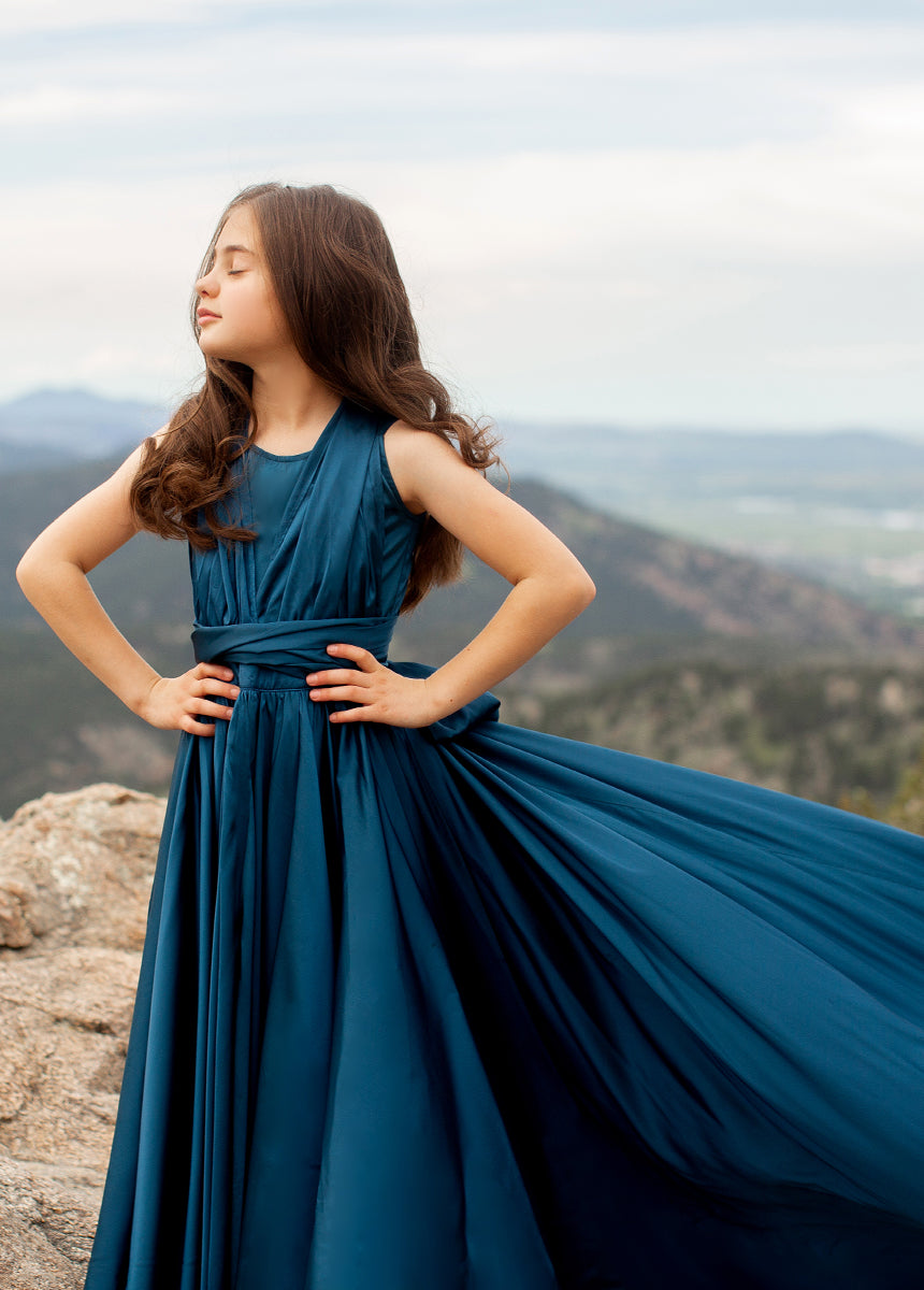 Junie Impact Dress in Deep Ocean