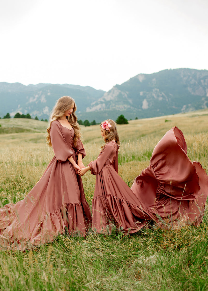 Lorna Impact Dress in Cedarwood