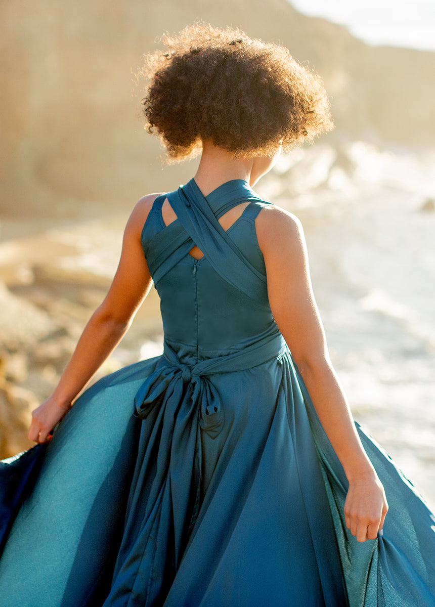 Junie Impact Dress in Deep Ocean