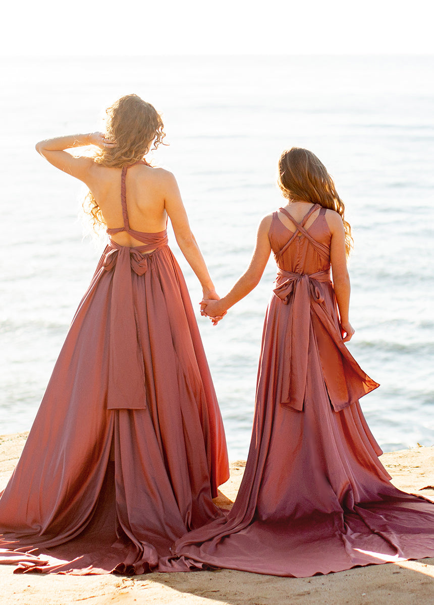 Junie Impact Dress in Cedarwood