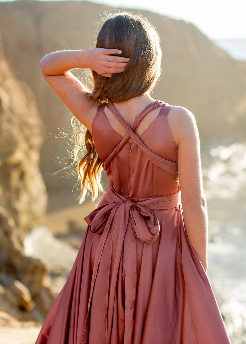 Junie Impact Dress in Cedarwood