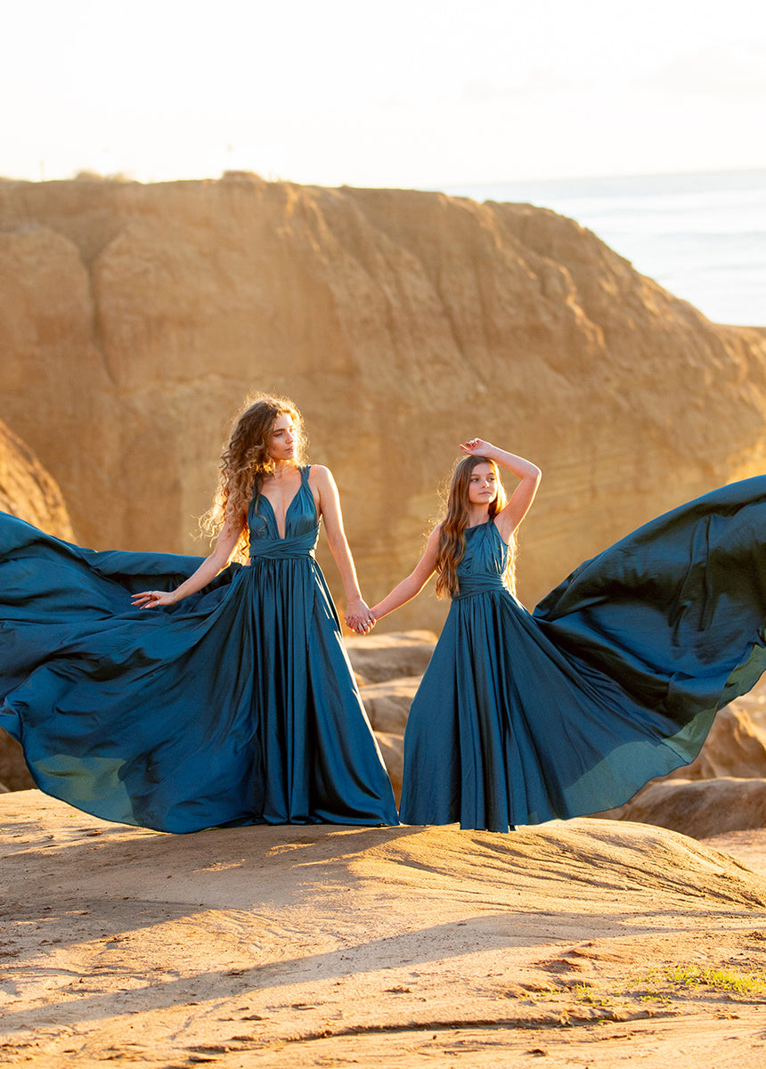 Junie Impact Dress in Deep Ocean